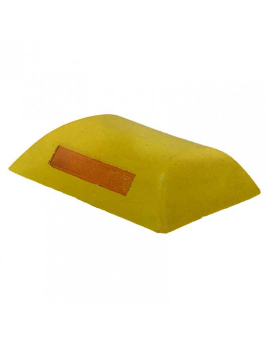Tachón Bidireccional Redondeado Amarillo