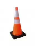 Conos de Seguridad Viales de 36" Base Negra