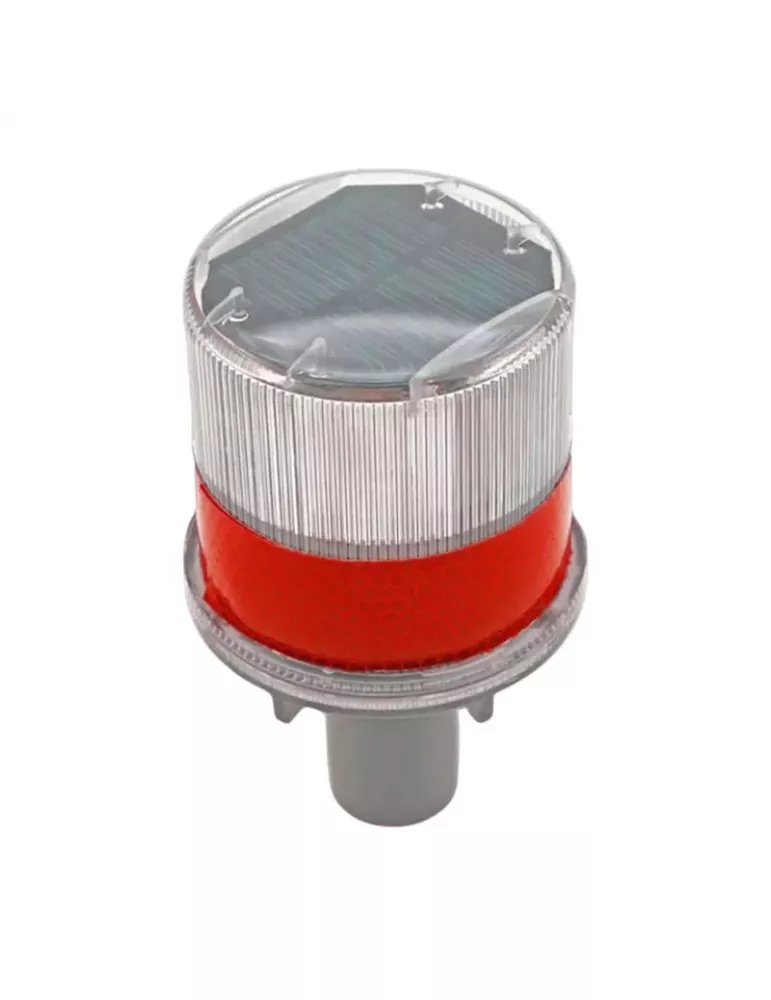 Baliza Solar para Cono Roja