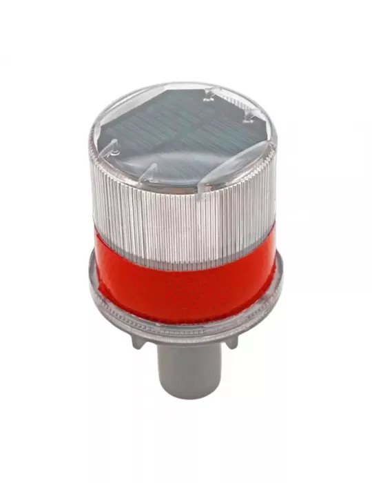Baliza Solar para Cono Roja