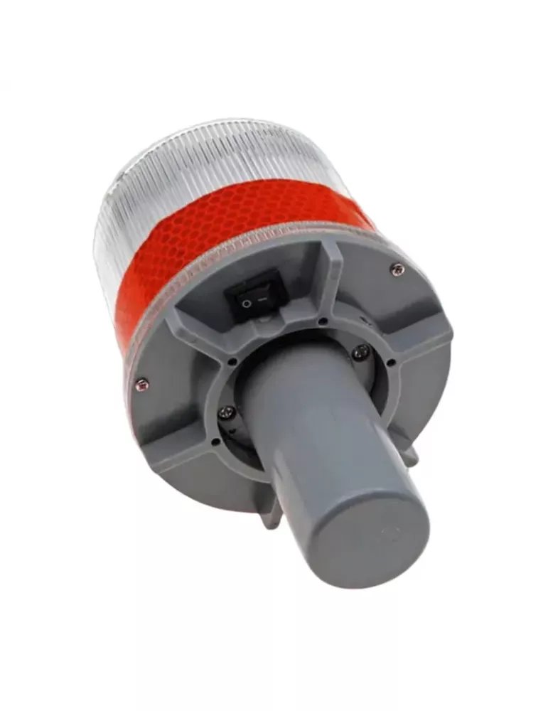 Baliza Solar para Cono Roja 4 Baliza Solar para Cono Roja 4