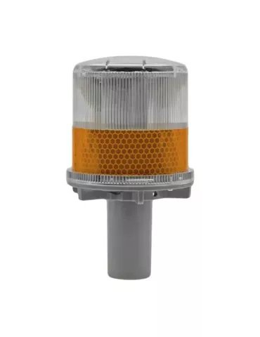 Baliza Solar para Cono Amarilla