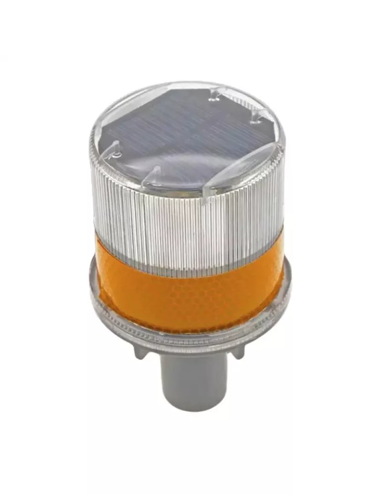 Baliza Solar para Cono Amarilla 4