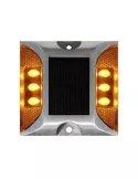 Tachas Solares sin Vástago Amarillas LED