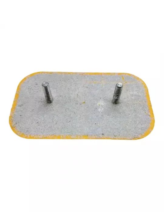 Tachón Bidireccional Rectangular Amarillo 2